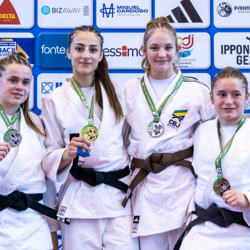 Judô gaúcho conquista 4 bronzes na etapa de Coimbra da Copa Europeia sub-18