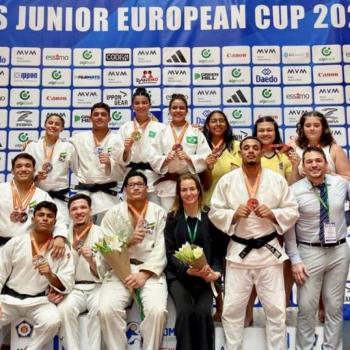 Judô gaúcho conquista cinco pódios para o Brasil na etapa de Paks